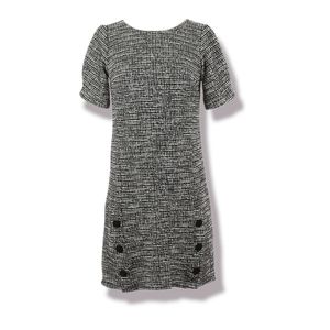LOFT Women Salt and Pepper Tweed Dress - Size 12
